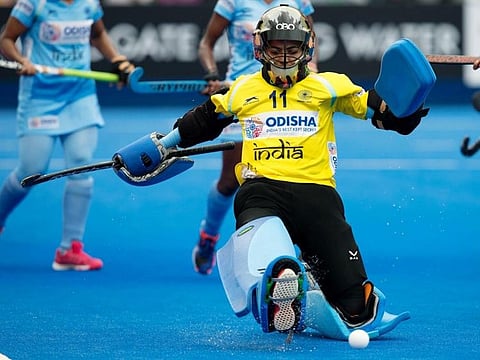 Indian women’s hockey team’s goalkeeper Savita