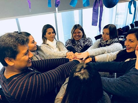 Let's shake on it... reaching out across generations offers the best outcomes for workplace management. (Picture used for illustrative purposes.)