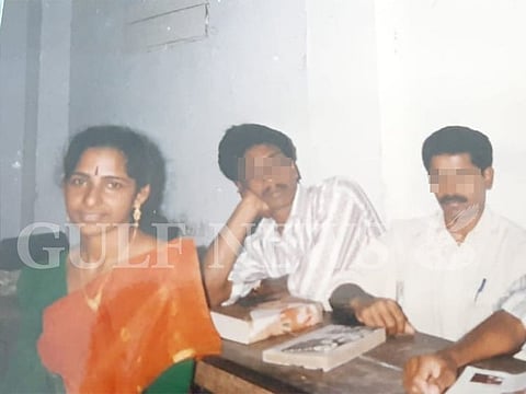 Jolly during her under-grad years with classmates