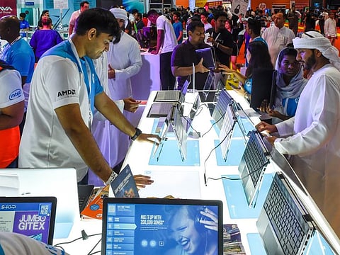 Gitex Shopper at the Dubai World Trade Centre on September 28, 2019.