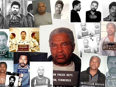 In an image released by the FBI, a composite of mugshots and booking photos of Samuel Little, who has confessed to 93 killings between 1970 and 2005. The families of women killed by a man the FBI has described as America’s most prolific serial killer say their cases went unnoticed for years.
