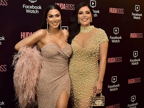 Huda and Mona Kattan arrive at the Huda Boss Celebration in Dubai on 9th October, 2019. Photo Clint Egbert/Gulf News