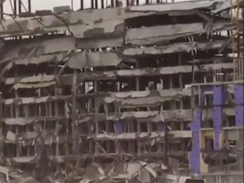 Part of New York's Hard Rock Hotel under construction collapsed on Saturday, October 12.