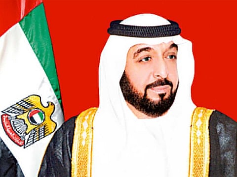 His Highness Sheikh Khalifa bin Zayed Al Nahyan.