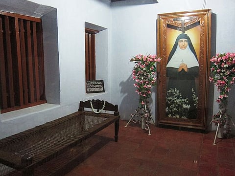 Saint Mariam Thresia (born in 1876) was the founder of the Congregation of the Holy Family and died in 1926