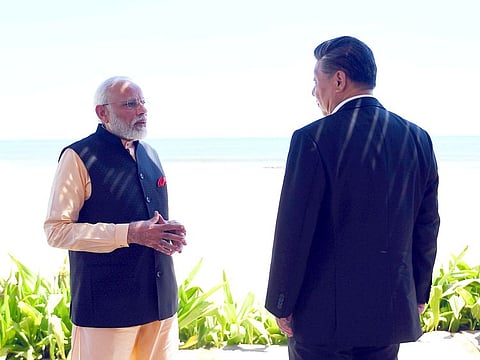 File photo: India's Prime Minister Narendra Modi with Chinese President Xi Jinping.