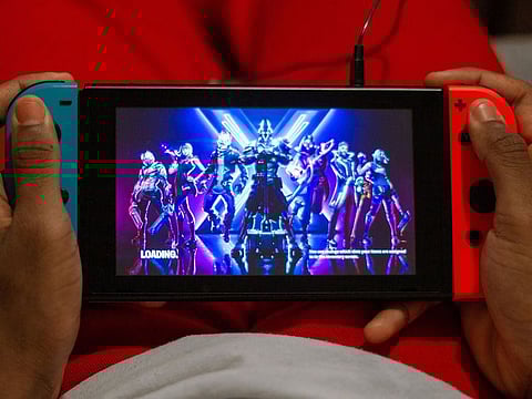 Fortnite on a Nintendo Switch