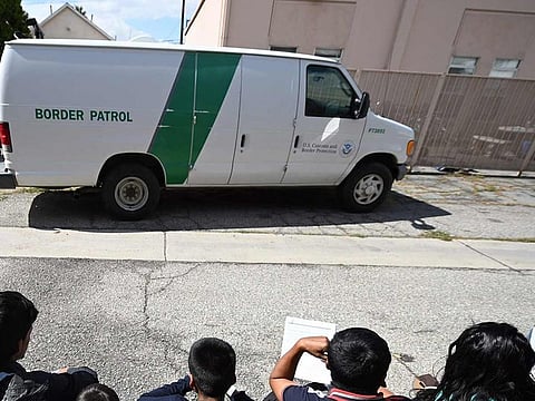 A file picture of a US Border Patrol vehicle. (For illustrative purposes only)