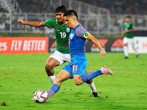 Sunil Chhetri is a star player for India in the World Cup campaign.
