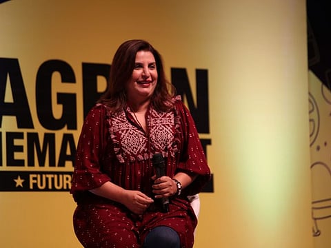 New Delhi: Film director Farah Khan at the inauguration of 10th Jagran Film Festival (JFF) in New Delhi on July 18, 2019. (Photo: Amlan Paliwal/IANS)
