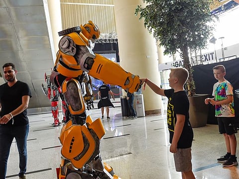 People at Insomnia Dubai at Meydan in Dubai. 17th October 2019. Photo: Ahmed Ramzan/ Gulf News