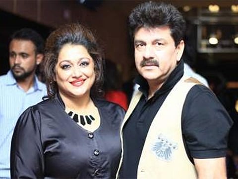 Manoj Prabhakar and his wife Farheen