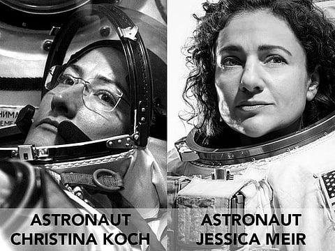 Jessica Meir and Christa Koch make history