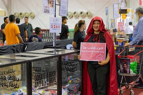 : Best sellers, children’s stories, fiction and self-help books are not the only things on the minds of the 135,000 shoppers who have descended on Dubai Studio City’s Sound Stage during the first-week of the 11-day Big Bad Wolf Book Sale.