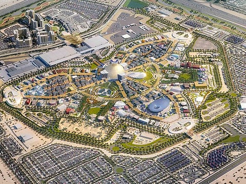 Expo 2020 site map