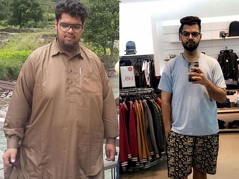 Hassan Abbas Hussain (before) and after