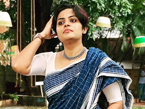 Anna Linda Eden, wife of Hibi Eden, Congress Lok Sabha member from Ernakulam.