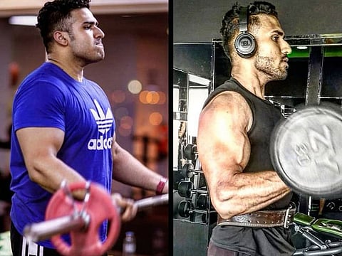 Khizer Khan (before) and after