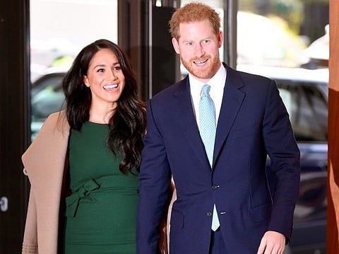 Britain's Prince Harry and Meghan, Duchess of Sussex, arrive to attend the WellChild Awards Ceremony in London, Britain, October 15, 2019. REUTERS/Toby Melville/Pool