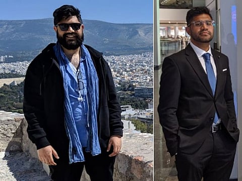 Khawar Naveed Bhatti (before) and after