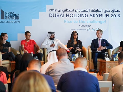 Insights into participation numbers and other key data related to the upcoming race were announced at a press briefing today organised by Dubai Holding at Jumeirah Emirates Towers. Speakers included Khalid Al Awar, Director of Sports Events, Dubai Sports Council; Jessica Kodan, Events and Community Engagement Manager, Dubai Holding; Marcus Sutton, General Manager of Jumeirah Emirates Towers; Hammed Sahraoui,  General Manager – Talise Fitness & Spa Jumeirah Emirates Towers; Piotr Lobodzinski, Vertical World Circuit Elite Runner and Champion of 2016 and 2017 Dubai Holding SkyRun; and Sarah Frost, Vertical World Circuit Elite Runner