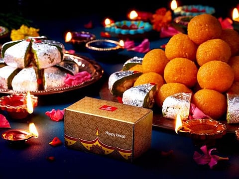 Emirates will serve traditional sweets on all flights to and from India during Diwali.