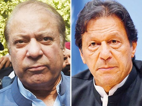 Nawaz Sharif and Imran Khan