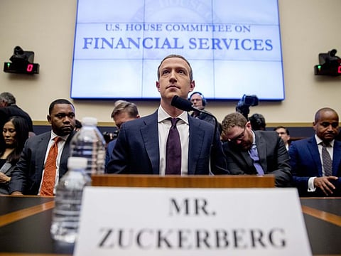 Washington: Facebook CEO Mark Zuckerberg arrives for a House Financial Services Committee hearing on Capitol Hill in Washington, Wednesday, Oct. 23, 2019, on Facebook's impact on the financial services and housing sectors. AP/PTI(AP10_24_2019_000001B)