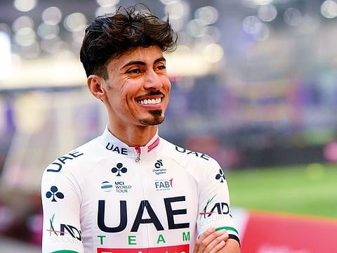 UAE National champion cyclist Yousuf Mirza.