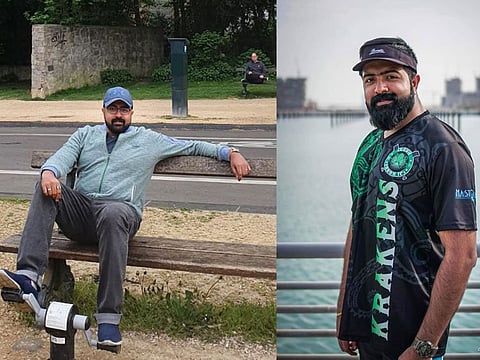 Vishnu before (left) and after