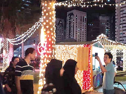The three-day Diwali Night Market set up at Capital Park of Abu Dhabi offered a peek into India’s cultural diversity and culinary delights. People from different nationalities visited the park.