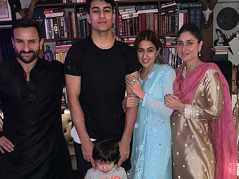 Sara Ali Khan celebrates Diwali with Saif, Kareena