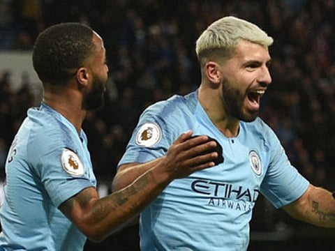 Sergio Aguero scored twice against Southampton/