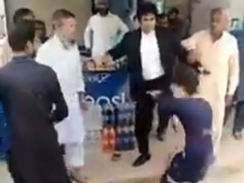 The video went viral online