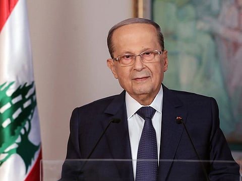 Lebanese President Michel Aoun.
