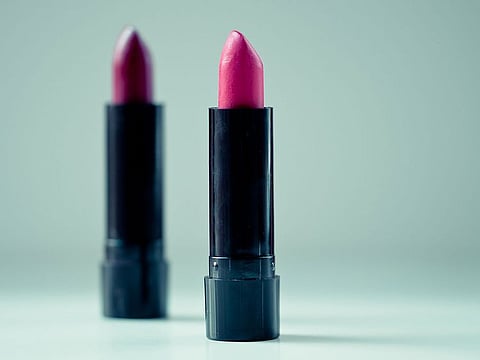 Pink lipstick. For illustrative purposes only.