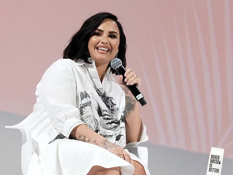 HOLLYWOOD, CALIFORNIA - NOVEMBER 02: Singer Demi Lovato attends the 2019 Teen Vogue Summit at Goya Studios on November 02, 2019 in Hollywood, California. Sarah Morris/Getty Images/AFP
== FOR NEWSPAPERS, INTERNET, TELCOS & TELEVISION USE ONLY ==