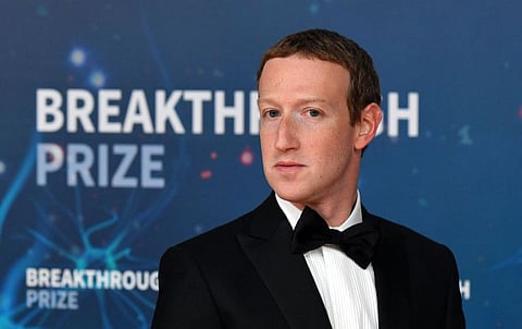 Facebook CEO Mark Zuckerberg arrives for the 8th annual Breakthrough Prize awards ceremony at Nasa Ames Research Center in Mountain View, California on November 3, 2019. Facebook has no incentive to stop carrying political ads. Its revenue keeps growing despite a flurry of scandals and mistakes.