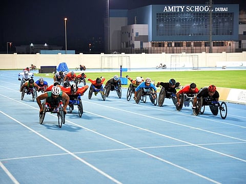 Para cyclists in preparation for the 2019 Dubai World Para Athletics Championships which gets under way with a formal opening at the Dubai Club for People of Determination on Thursday.