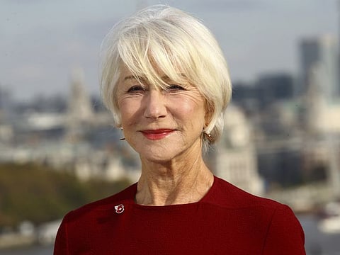Actress Dame Helen Mirren.