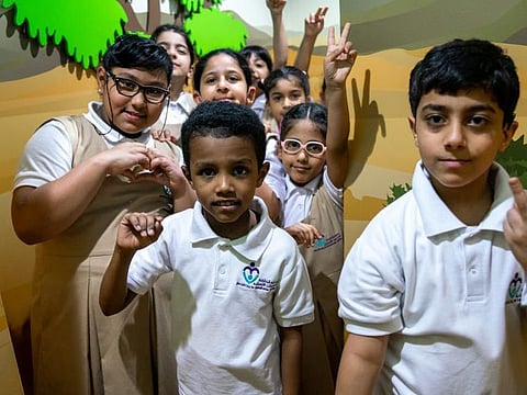 Children discover the ‘Sharjah Baby Friendly Office’ maze at SIBF19
COURTESY SBA
