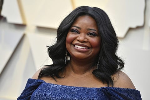 Octavia Spencer arrives at the Oscars on Sunday, Feb. 24, 2019, at the Dolby Theatre in Los Angeles.