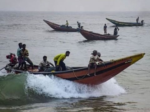 Gale wind with speed of 110 to 120 km/h with gusts up to 135 kmph prevailed along and off the coastal and adjoining districts of West and East Midnapore.