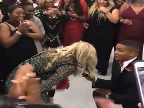 A screen grab from the video