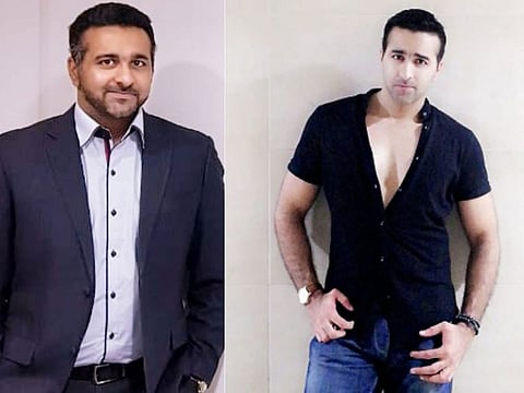 Kashif Qayyum before (left) and after