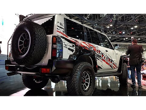 The Nissan Gazelle Storm Concept, built specifically for the Middle East, was unveiled at the 2019 Dubai International Motor Show