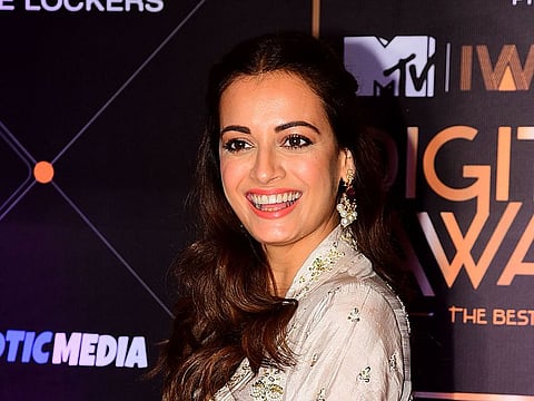 Bollywood actress Dia Mirza.