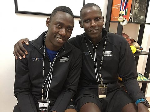 Wiseman Were (left) and Kiprono Kosgei are eyeing the 2020 Olympic Games in Tokyo.