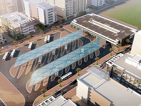 Al Satwa Bus Station covers 11,912 square metres and comprises ground plus one floor, and rooftop parking. It will have the capacity to accommodate 7,800 passengers per day.