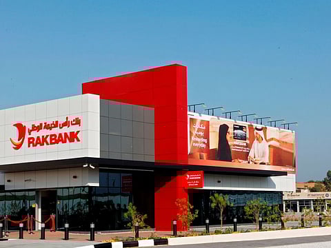 A RAKBank branch. The bank got a big boost from non-interest income by Dh138 million yearon- year to Dh907 million.